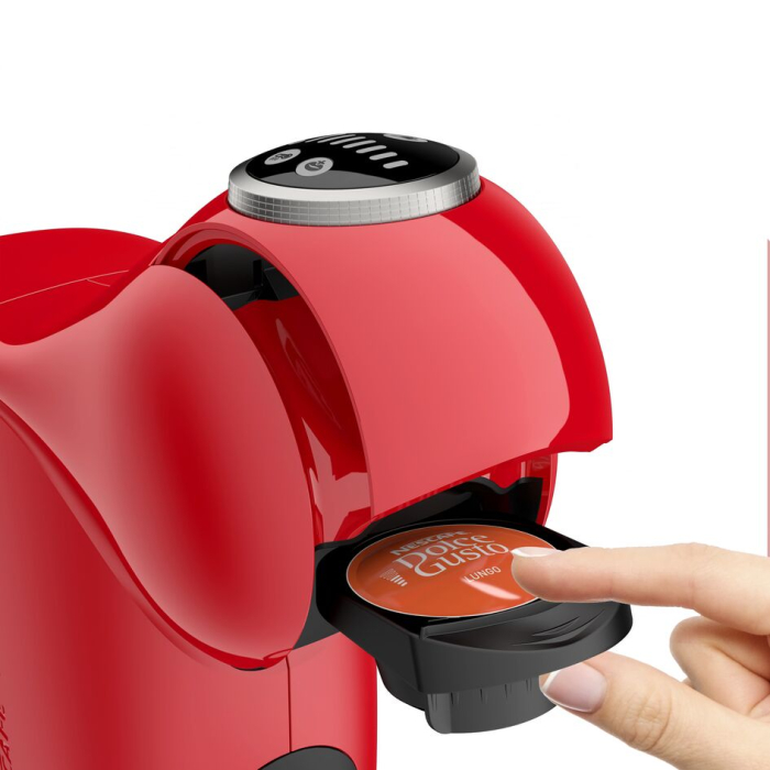 Espressor cu capsule Krups NESCAFÉ® Dolce Gusto® Genio S Plus KP340510, 1500W, 15 bari, rezervor de 0.8L, rosu [9]
