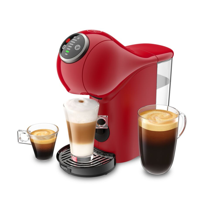 Espressor cu capsule Krups NESCAFÉ® Dolce Gusto® Genio S Plus KP340510, 1500W, 15 bari, rezervor de 0.8L, rosu [2]