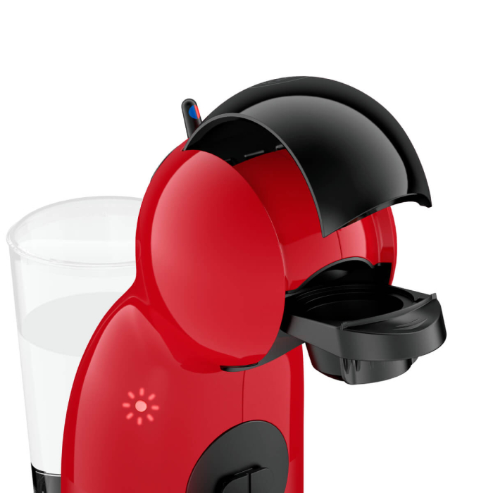 Espressor cu capsule Krups NESCAFÉ® Dolce Gusto® Piccolo XS KP1A3510, 1600W, 15 bari presiune, capacitate rezervor 0.8 L, functie Eco, negru & rosu [6]