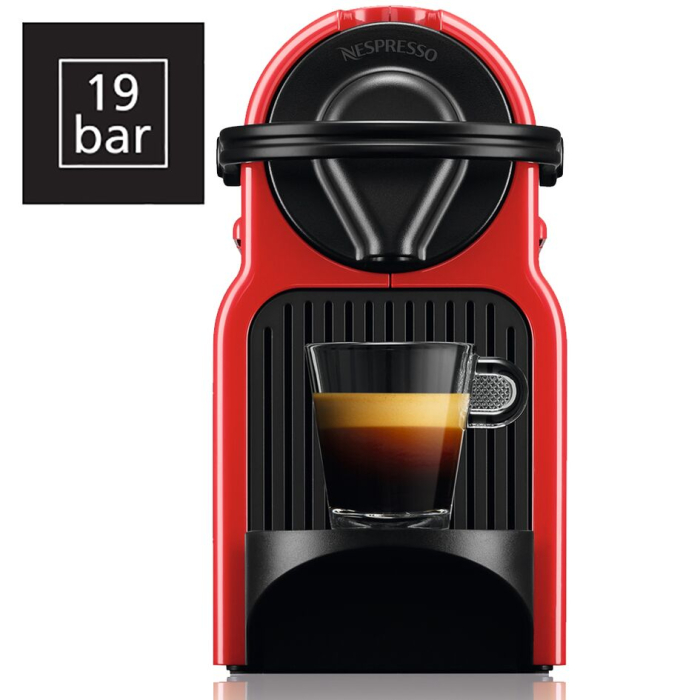 Espressor cu capsule Nespresso by Krups Inissia Red XN100510, 1260 W, 19 bari, 0.7 l, rosu  [8]
