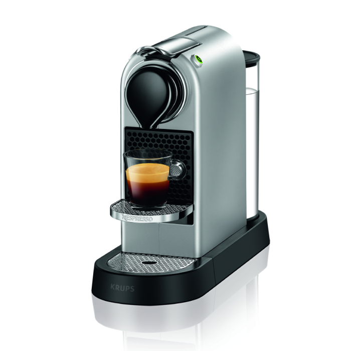 Espressor cu capsule Nespresso Krups CitiZ XN741B10, 1260W, 19 bari, recipient apa detasabil 1l, oprire automata, argintiu [3]