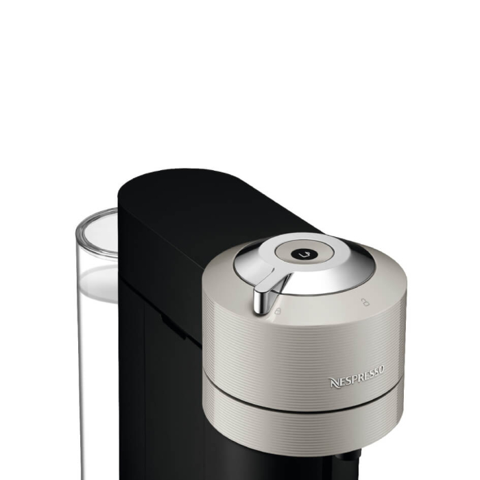 Espressor cu capsule Nespresso Vertuo Next by Krups XN911B10 + Aeroccino, 1500 W, 1.1 L, 12 capsule cadou, gri deschis & negru [10]