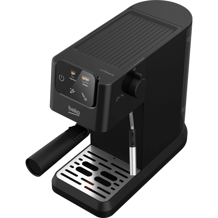 Espressor manual Beko CaffeExperto CEP5302B, 1628 W, Presiune 15 bar, Capacitate 1.1 l, Cafea macinata, Spumare lapte, Negru [4]