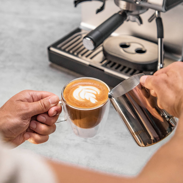 Espressor manual cu rasnita Krups Precision XP801T10, 15 bari, rezervor apa 3.5 L, 30 trepte de rasnire, 3 trepte temperatura, 3 trepte pre-infuzare,  [10]