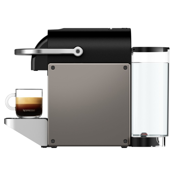 Espressor Nespresso Krups Pixie Titan XN306T10, 1260W, 19 bari, 0.7L, functie oprire automata, negru & gri [6]