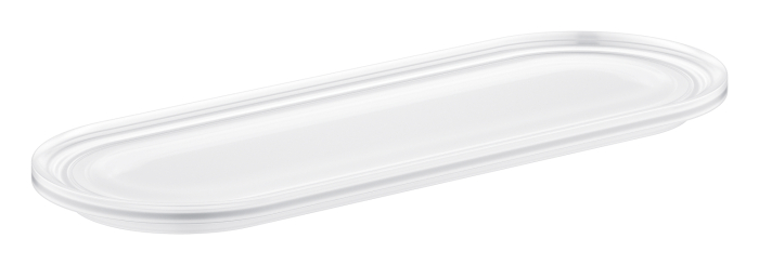 Etajera Grohe Selection 41036000, compatibil inel prosop 41045000 , sticla [2]