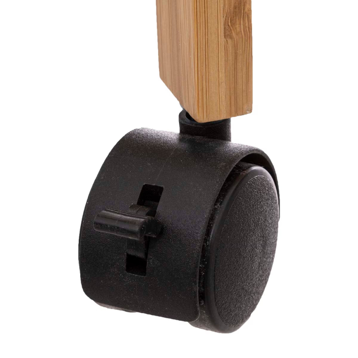 Etajera mobila Linha din bambus, 3 niveluri, dimensiuni compacte, 45x22x80 cm, natur [2]