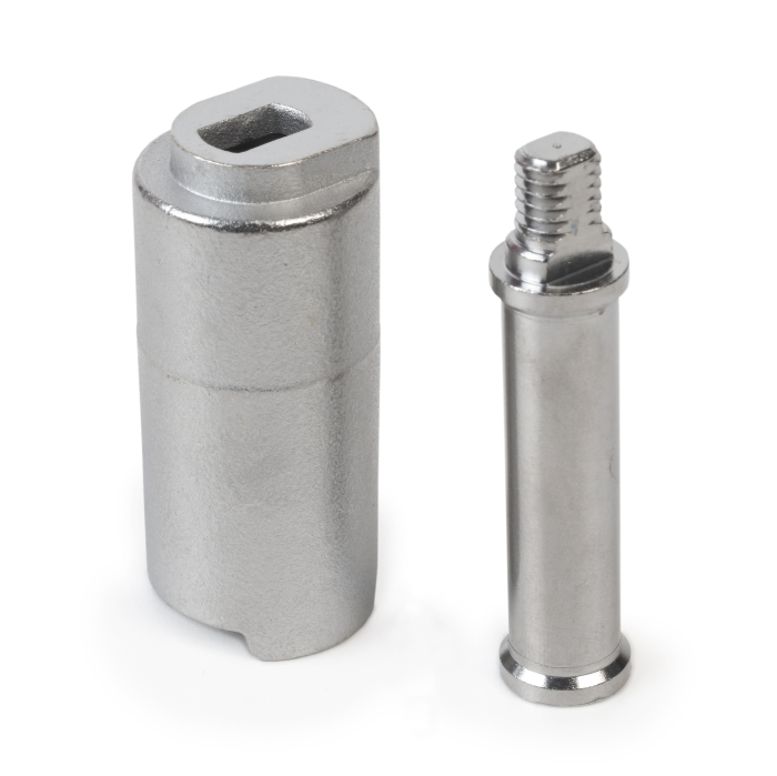 Extensie cilindrica Giacomini R749TY103 pentru maner robinet cu bila, alama cromata, compatibila cu robineti 1 1/2" – 2" [1]