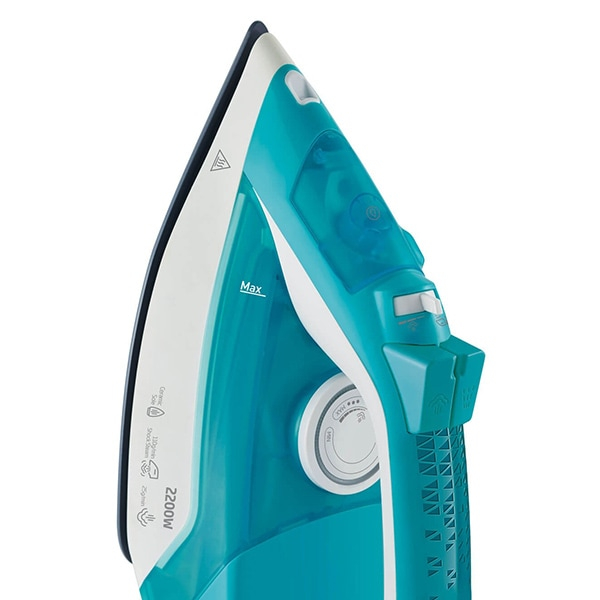 Fier de calcat BEKO SIM3122T, 2200W, 110g/min, 240 ml, talpa ceramica, alb-turcoaz [5]
