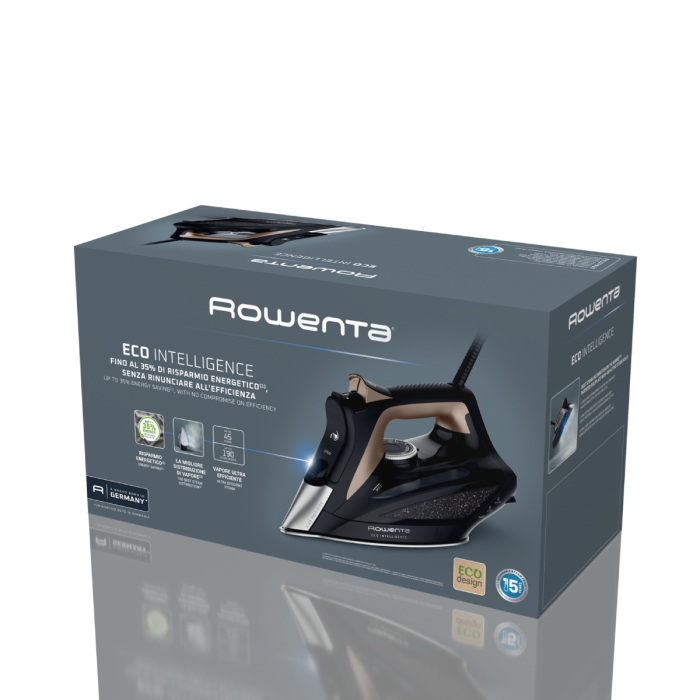 Fier de calcat cu abur Rowenta Eco Intelligence DW6341D1, 2500 W, jet de abur 190 g/min, abur variabil 0-45 g/min, rezervor apa 300 ml, talpa Microsteam 400 HD 3De Laser, functie antipicurare, abur ve [13]