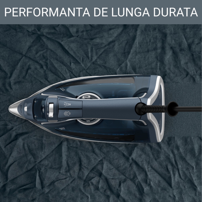 Fier de calcat cu abur Rowenta Pro Master DW8221D1, 2800 W, jet de abur 200 g/min, abur variabil 0-50 g/min, rezervor apa 310 ml, talpa Microsteam 400 HD Laser, functie antipicurare, functie autosteam [6]