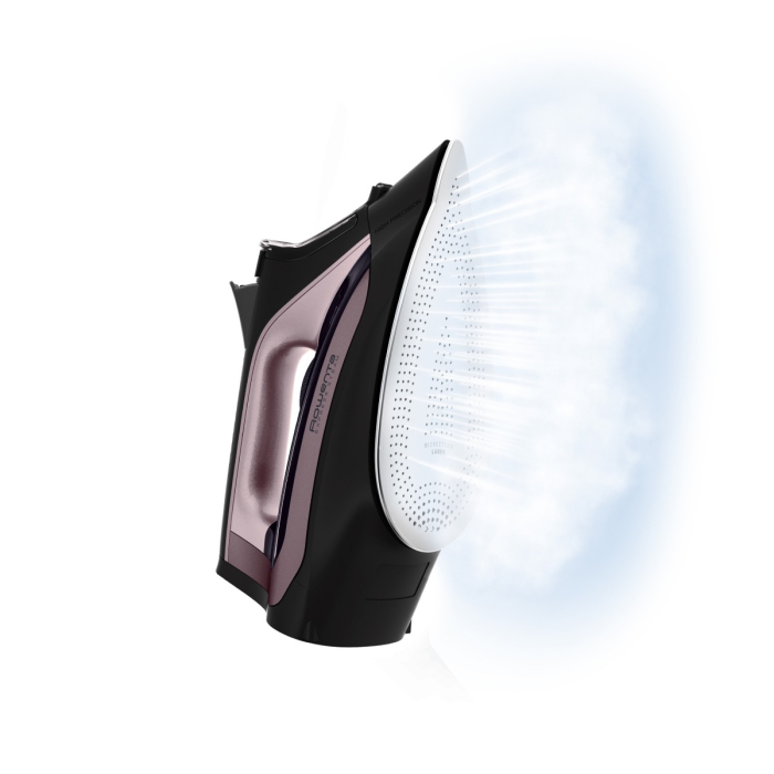 Fier de calcat cu abur Rowenta Rowenta Express DW4345D1. 2600 W, jet de abur 200 g/min, abur variabil 0-40 g/min, rezervor apa 250 ml, talpa Microsteam 350 Laser, functie antipicurare, abur vertical,  [17]