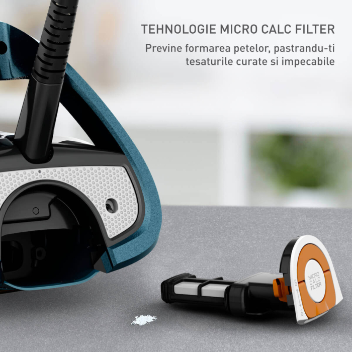 Fier de calcat cu aburi Tefal Ultimate Pure FV9851E0, 3200W, jet de abur 300 g/min, abur variabil 60 g/min, rezervor apa 350 ml, talpa Durilium Air [4]