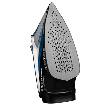 Fier de calcat fara fir Russell Hobbs One Temperature, talpa ceramica, o singura temperatura, baza incarcare, alb [2]