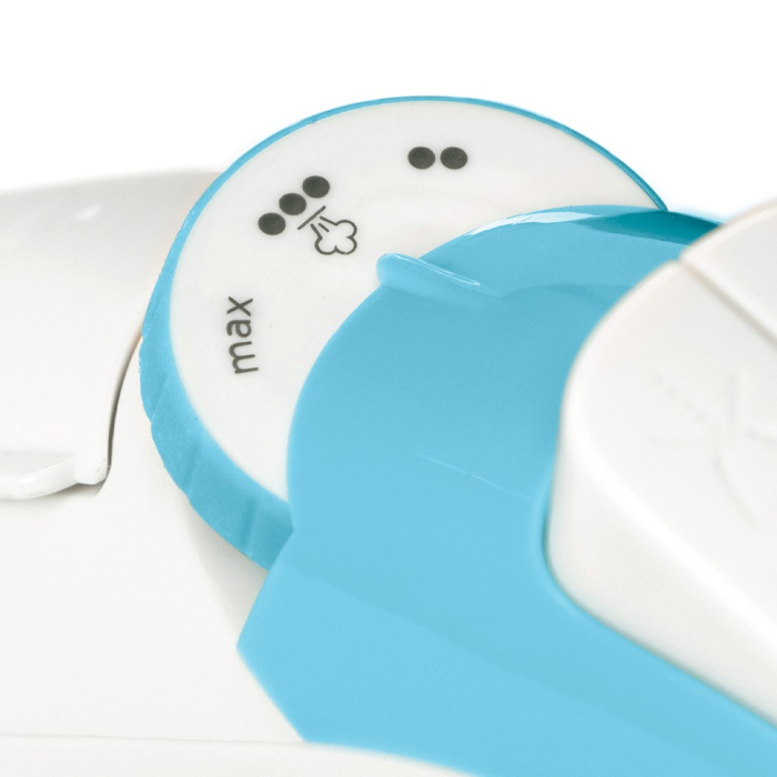 Fier de calcat Russell Hobbs Light & Easy Brights, talpa ceramica cu balsam, abur 115g, abur continuu 35g, albastru [6]