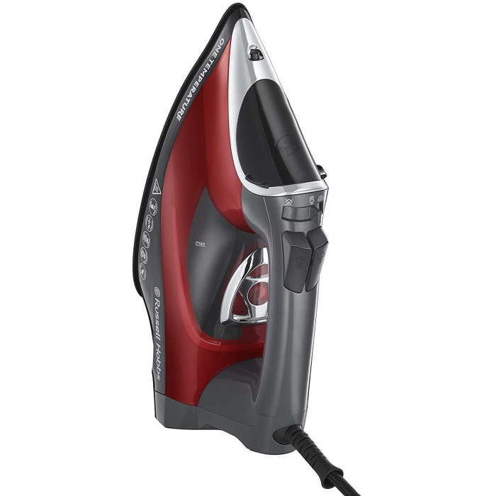 Fier de calcat Russell Hobbs One Temperature, talpa ceramica, o singura temperatura sigura, abur continuu, alb [2]