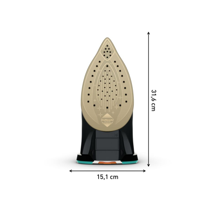 Fier de calcat Tefal FV9844E0 Ultimate Pure, 3200 W, Talpa Durilium AirGlide Autoclean, jet de aburi 250gr/min, Micro-Calc Filter 2in1, Negru/Bleu [7]