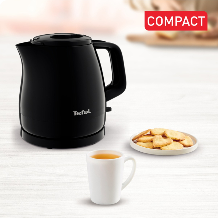 Fierbator de apa Tefal Vita KO153810, 2400 W, 0.8 L, filtru anticalcar, oprire automata, baza rotativa, negru [2]