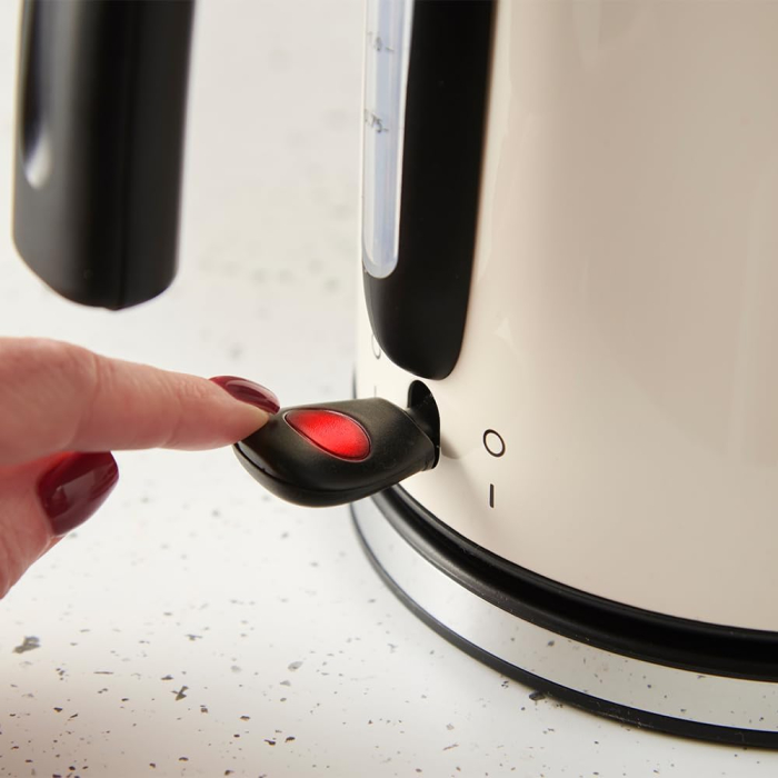 Fierbator electric Russell Hobbs 28510-70 Colours Plus Jasmine, 1.7L, 2400W, filtru anticalcar, iluminare, Jasmine Crem [4]