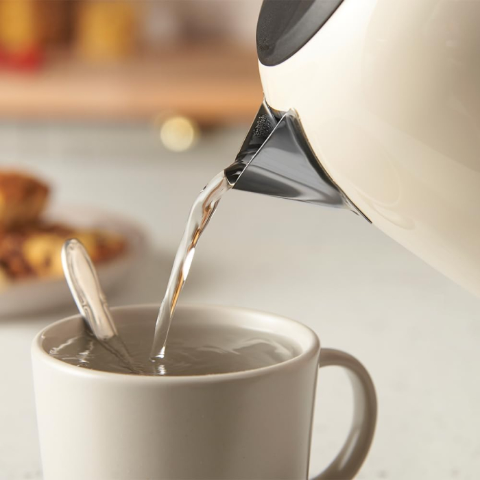 Fierbator electric Russell Hobbs 28510-70 Colours Plus Jasmine, 1.7L, 2400W, filtru anticalcar, iluminare, Jasmine Crem [3]