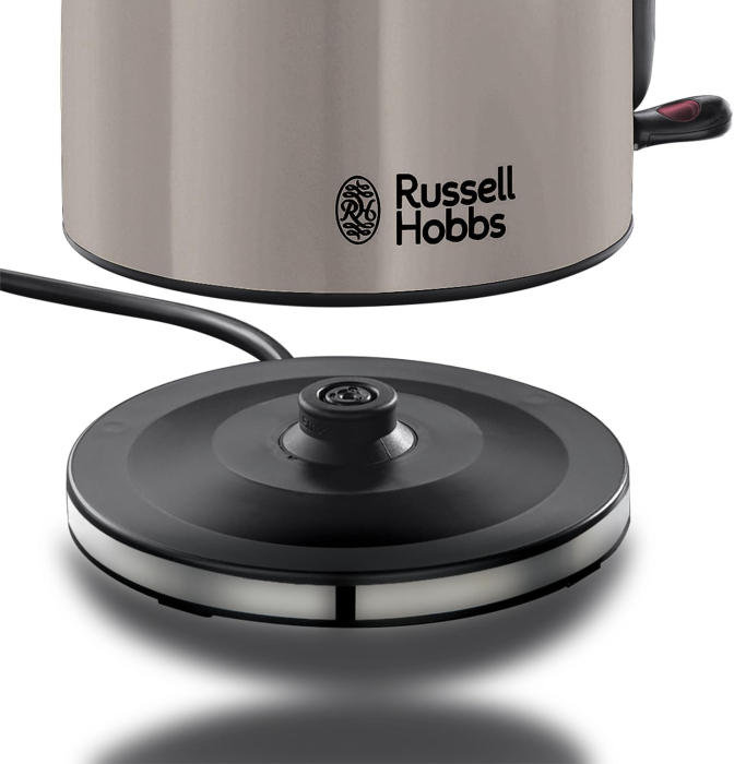 Fierbator electric Russell Hobbs 28511-70 Colours Plus Mocha, 1.7L, 2400W, filtru anticalcar, indicator nivel apa, Mocha [3]