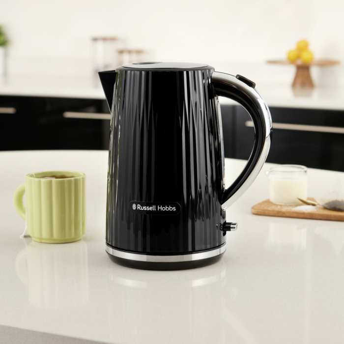 Fierbator Russell Hobbs Eden, 1.7L, 2400W, design modern, filtru calcar, indicator nivel apa, negru [6]
