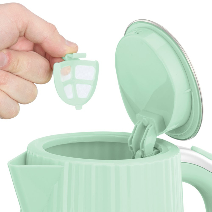 Fierbator Russell Hobbs Eden, 1.7L, 2400W, design modern, filtru calcar, indicator nivel apa, verde [3]