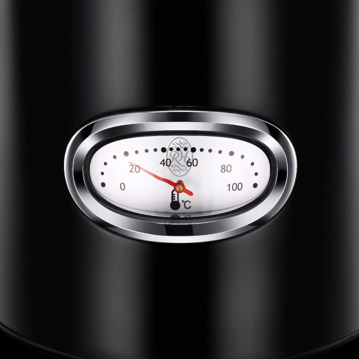 Fierbator Russell Hobbs Retro Classic, 1.7L, 2400W, design retro, filtru calcar, indicator nivel apa, negru [2]