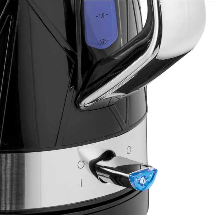 Fierbator Russell Hobbs Structure, 1.7L, 2400W, design geometric, filtru calcar, indicator nivel apa, negru [4]