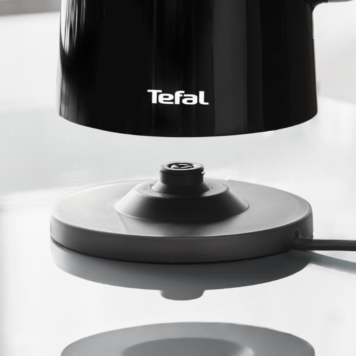 Fierbator Tefal Smart'n Light KO851830, 1800W, ecran digital, capacitate 1.7L, 5 trepte temperatura, baza rotativa, interior inox, negru [8]