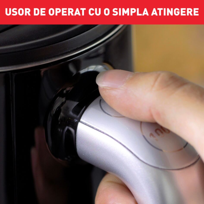 Fierbator Tefal Smart'n Light KO851830, 1800W, ecran digital, capacitate 1.7L, 5 trepte temperatura, baza rotativa, interior inox, negru [9]