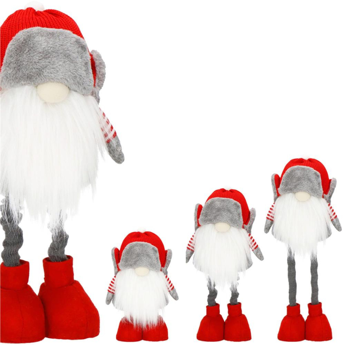 Figurina Craciun, Spiridus, picioare telescopice, inaltime extensibila 32-50cm [5]