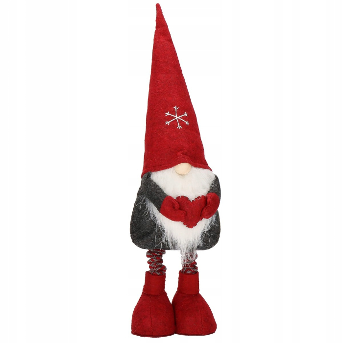 Figurina decorativa de Craciun, Gnom, picioare telescopice, inaltime extensibila 50-70cm [6]