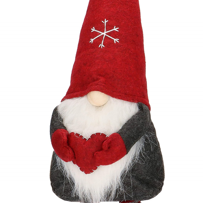 Figurina decorativa de Craciun, Gnom, picioare telescopice, inaltime extensibila 50-70cm [7]