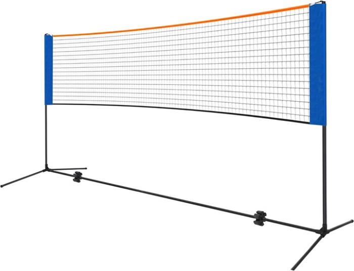 Fileu reglabil multisport badminton tenis volei, inaltime reglabila 95-225 cm, tevi fier, geanta transport, 305x103 cm [4]