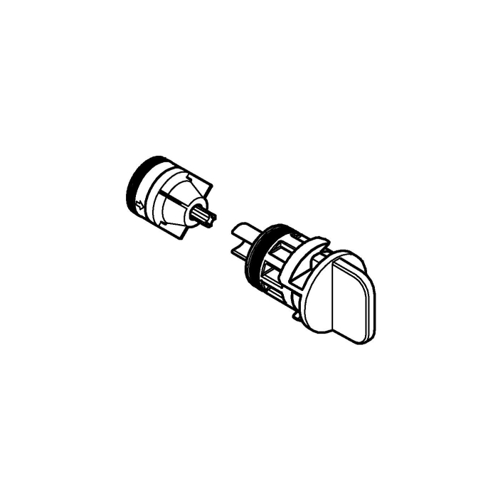 Filtru Grohe 49069000, 2 bucati pachet, smartcontrol gama compatibila, sisteme de dus utilizare, Crom [2]