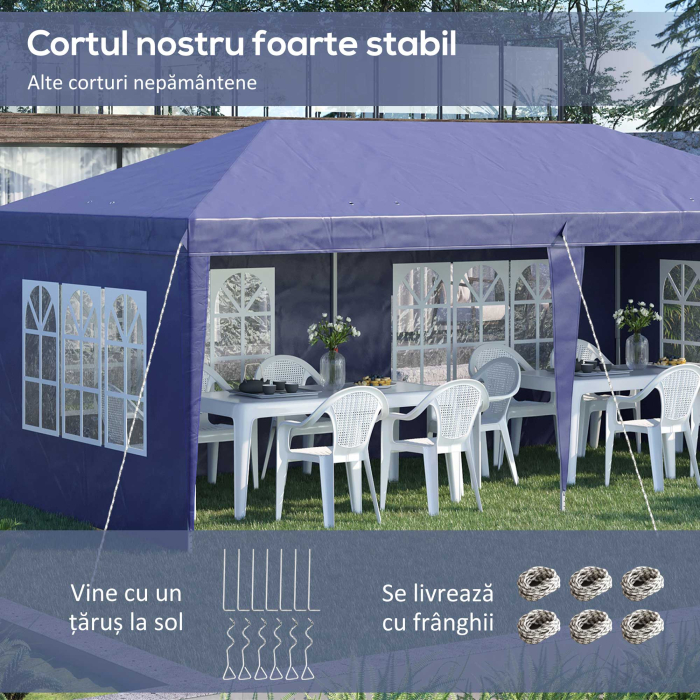  Foisor de Gradina 6x3 m Reglabil in Inaltime [5]