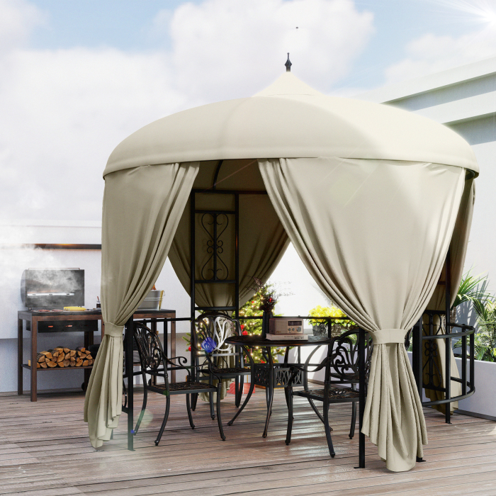  Foisor de Gradina Rotund de 3(m), Gazebo Elegant [2]