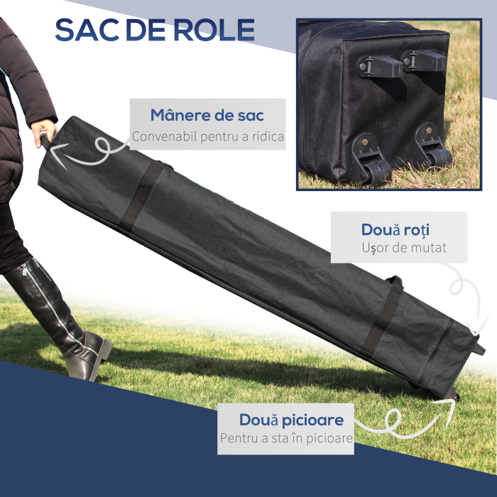  Foisor Pliabil de 5 x 3 (m) cu Extindere de Marchize [6]