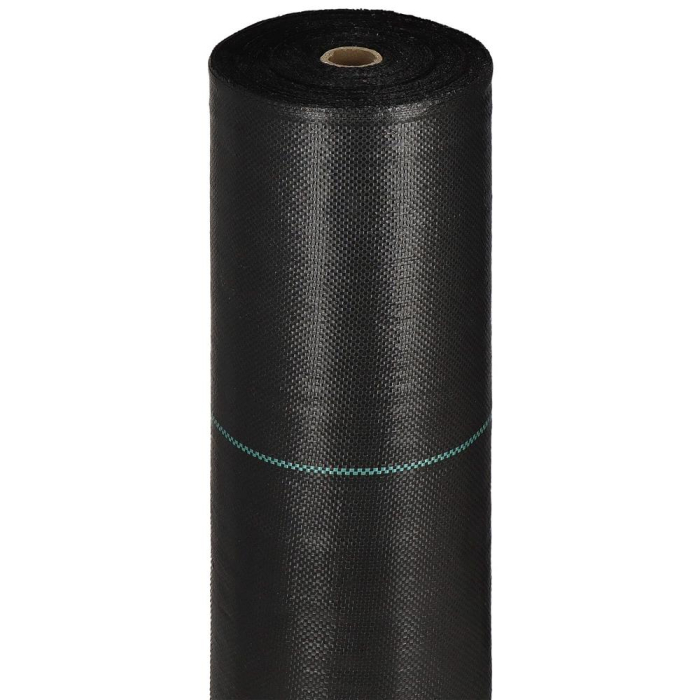 Folie agrotextil, mulcire, antiburuieni, filtru UV, 100 x 0.8metri, 90g/m2, negru [13]