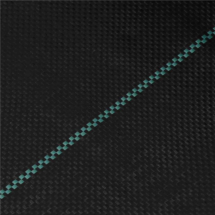 Agrotextil antiburuieni polipropilena 90g/m2 cu protectie UV, mentine umiditatea solului, 50x1.1 m, negru [15]