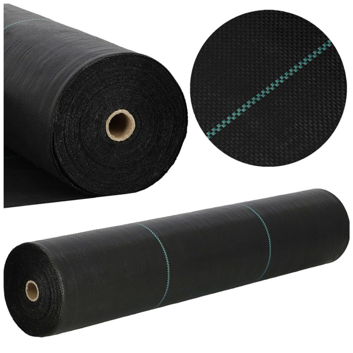 Folie agrotextil, mulcire, antiburuieni, filtru UV, 50 x 1.1metri, 135g/m2, negru [8]