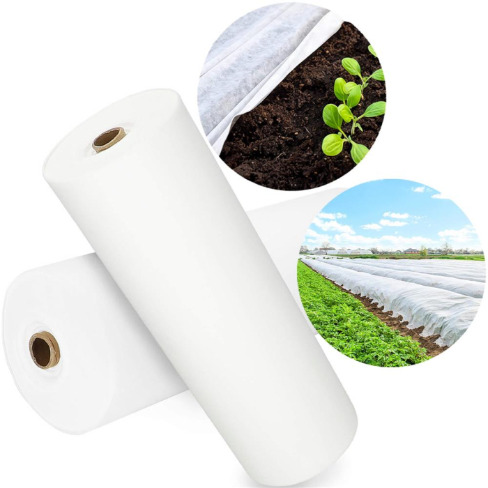 Agrotextil alb polipropilena 70g/m2 protectie UV, ventilatie plante, rezistent intemperii, 50x1.1 m [6]