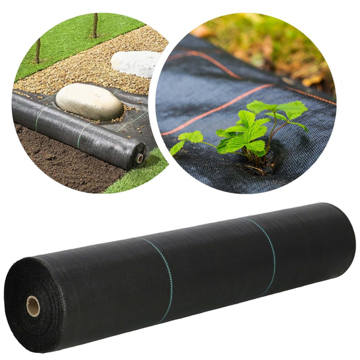Folie agrotextil, mulcire, antiburuieni, filtru UV, 50 x 1.6metri, 135g/m2, negru [7]