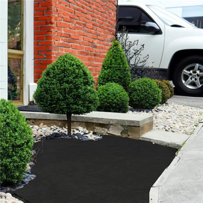 Folie agrotextil, mulcire, antiburuieni, filtru UV, 50 x 1.6metri, 135g/m2, negru [20]