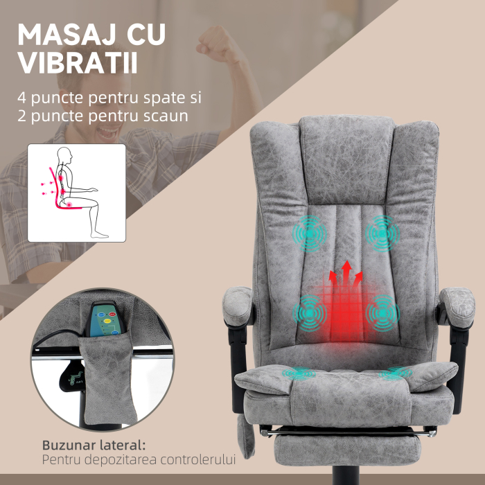  Fotoliu Birou cu Masaj & incalzire [6]
