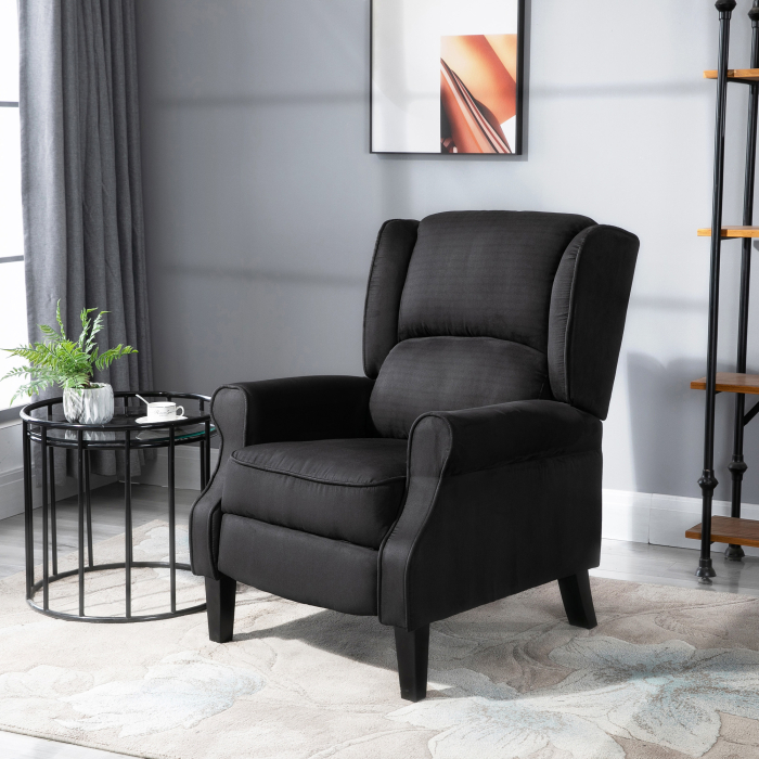Fotoliu cu Masaj Relaxare cu inclinare, Functie de incalzire si Telecomanda, 78x83x101 cm, Negru [2]