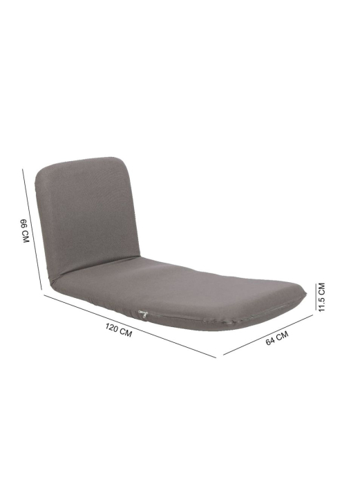 Fotoliu de podea extensibil 3 in 1, transformabil in sezlong pentru relaxare si pat pentru dormit, design multifunctional si compact pentru living sau [5]
