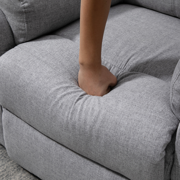  Fotoliu Electric Reclinabil - Cu Telecomanda & Suport Picioare, Gri [8]