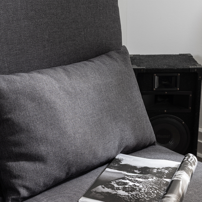 Fotoliu extensibil 2 in 1 pentru relaxare si dormit, transformabil rapid in pat spatios de 190x121 cm pentru oaspeti, design compact pentru economisir [6]